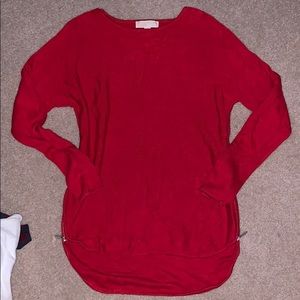 NWOT Michael Kors Red Sweater